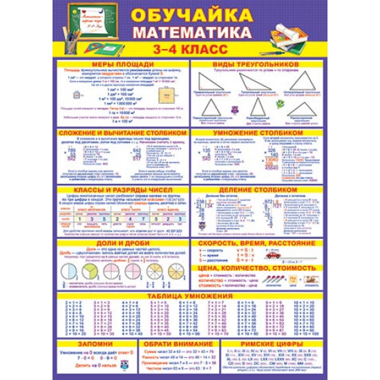 ОБУЧАЙКА МАТЕМАТИКА 3—4 класс