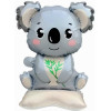 Шар 3D (23''/58 см) Фигура на подставке,(воздух)  Коала, 1 шт.