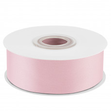 Лента атласная (2,5 см*22,85 м) Нежно-розовый, 1 шт.