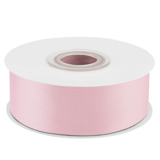Лента атласная (2,5 см*22,85 м) Нежно-розовый, 1 шт.