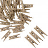Декоративные прищепки Крафт 2,5 мм, Дерево, 24 шт.