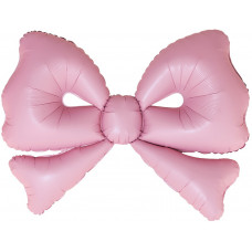 Шар (50''/127 см) Фигура, Бант, Розовый, Сатин, 1 шт. Шар (50''/127 см) Фигура, Бант, Розовый, Сатин, 1 шт.