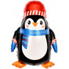 Шар (28''/71 см) Фигура, Пингвин в шапочке, 1 шт. в уп.