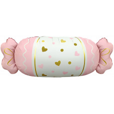 Шар (34''/86 см) Фигура, Конфета, Сердечки, Розовый, Сатин, 1 шт. в уп. Шар (34''/86 см) Фигура, Конфета, Сердечки, Розовый, Сатин, 1 шт. в уп.