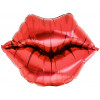 Шар (28''/71 см) Фигура, Губы, Поцелуй, 1 шт.