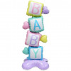 Шар 3D (45''/114 см) Фигура на подставке,(воздух)  BABY, 1 шт. в уп.