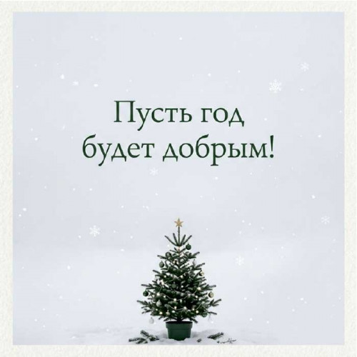 Пусть год будет добрым!
