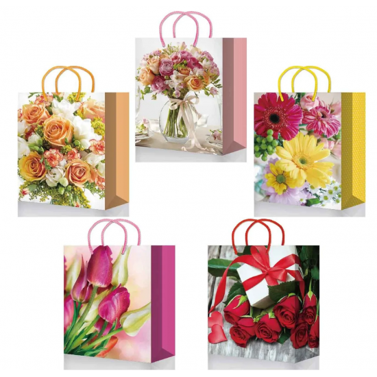 206/207/208/209/210 mix М25  Пакет подарочный ламинированный(180*227*100)