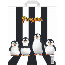 Пакет петлевой Веселые пингвины 28х34/60 мкм
