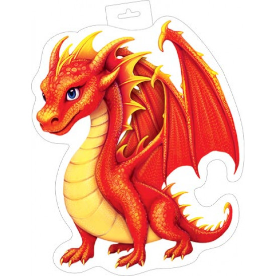 Плакат фигурный (дракон)