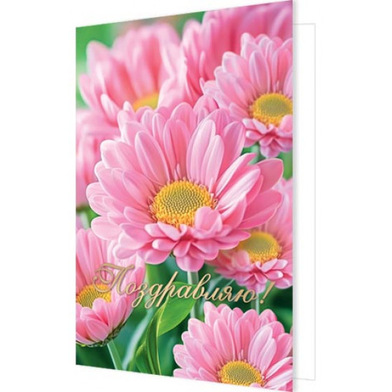 Поздравляю! (разноцветные блестки)