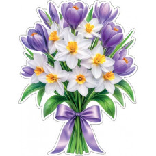 Открытка для украшения на скотче Открытка для украшения на скотче