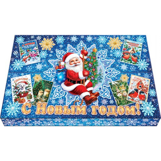 С Новым годом! (набор подвесок 140 шт.)