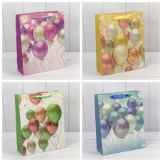 Пакет подарочный с 3D аппликацией "Воздушные шары" (микс) 26*32*13 210г 1/20 1/240 Пакет подарочный с 3D аппликацией "Воздушные шары" (микс) 26*32*13 210г 1/20 1/240