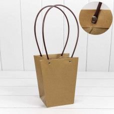 Пакет подарочный "Ваза для цветов" 20*17*12 Крафт 1/10 1/120 Пакет подарочный "Ваза для цветов" 20*17*12 Крафт 1/10 1/120