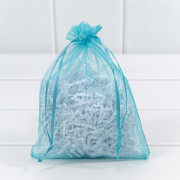 Мешочки из органзы 14*20 Бирюзовый 1/100 1/3000