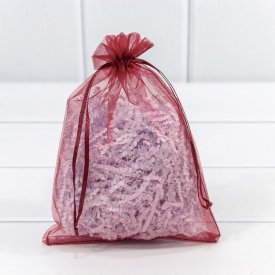 Мешочки из органзы 14*20 Бордовый 1/100 1/3000