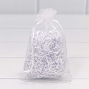 Мешочки из органзы 11*16 Белый 1/100 1/5000