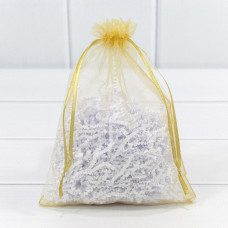 Мешочки из органзы 14*20 Золотой 1/100 1/3000