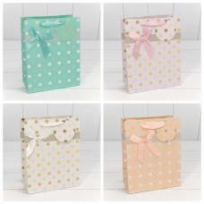 Пакет подарочный "Леди" с тиснением (микс) 18*23*10 230г 1/20 1/360