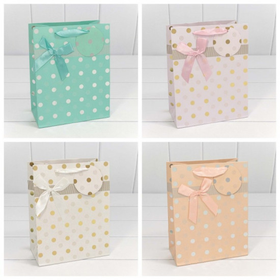 Пакет подарочный "Леди" с тиснением (микс) 18*23*10 230г 1/20 1/360