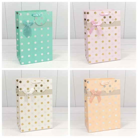 Пакет подарочный "Леди" с тиснением (микс) 20*30*13 230г 1/20 1/240