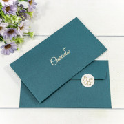 Конверт подарочный 16,9*9,4см Спасибо