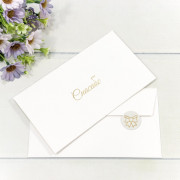 Конверт подарочный 16,9*9,4см Спасибо