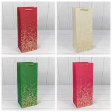 Пакет подарочный "Золотые вкрапления" (микс) 14*35*11 210г 1/20 1/240