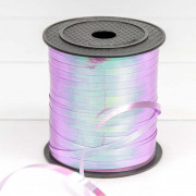 Лента Полипропилен (бобина) перламутровая 0,5см*250ярд Сиреневый 1/5 1/60
