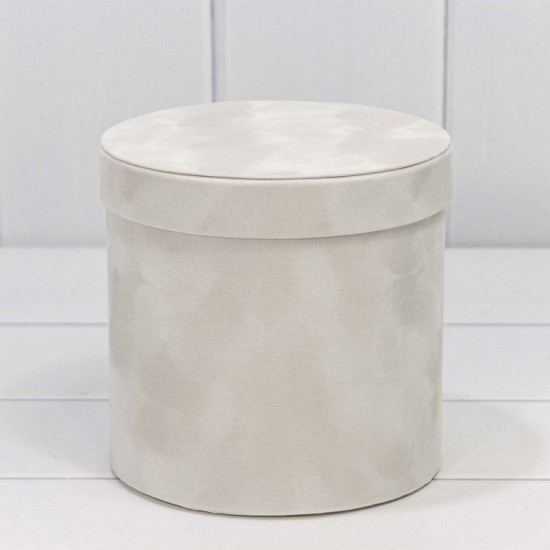 Коробки Цилиндр Набор 1/3 18*17 "Бархатный" Белый 1/12