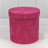 Коробки Цилиндр Набор 1/3 18*17 "Бархатный" Малиновый 1/12