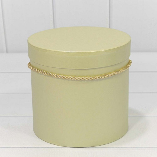 Коробки Цилиндр Набор 1/3 18*17 Перламутр Бежево-золотой 1/12