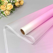 Плёнка 0,58*10м матовая с двойной белой полосой 50мкм Сиреневый 1/30