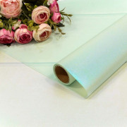 Плёнка 0,58*5м "Хамелеон" 70мкм Бело-зеленый 1/30