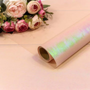 Плёнка 0,58*5м "Хамелеон" 70мкм Персиковый 1/30