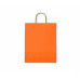Пакет бумажный 80 г/м2 ПЗБМ крученые ручки 250*220*120 Orange с печатью (250, 0)