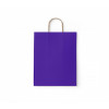 Пакет бумажный 80 г/м2 ПЗБМ крученые ручки 250*220*120 Violet с печатью (250, 0)