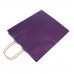 Пакет бумажный 80 г/м2 крученые ручки 250*220*120 Dark Violet (250, 25)