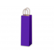 Пакет бумажный 80 г/м2 крученые ручки 390*150*80 Violet с печатью (150, 0)