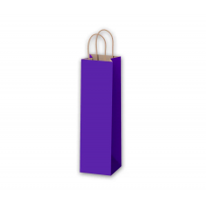 Пакет бумажный 80 г/м2 крученые ручки 390*150*80 Violet с печатью (150, 0)