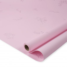 Упаковочная пленка 65мкм (0,58*10 м) Эстетика, Пастельно-розовый, 1 шт.