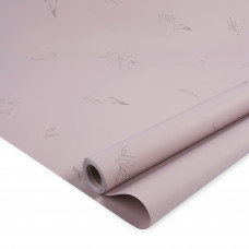 Упаковочная пленка 65мкм (0,58*10 м) Эстетика, Дымчато-розовый, 1 шт.