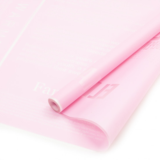 Упаковочная матовая пленка 45мкм (0,6*8,5 м) Solo, Розовый, 1 шт. Упаковочная матовая пленка 45мкм (0,6*8,5 м) Solo, Розовый, 1 шт.