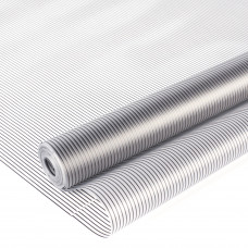 Упаковочная матовая пленка 45мкм (0,6*10,3 м) Полоса, Черный, 1 шт.