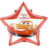 Шар (18''/46 см) Звезда, Гоночная машинка, 1 шт. в уп.